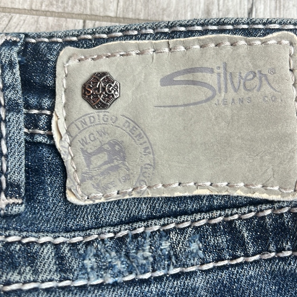 Silver Jeans Co Denim Women’s Skirt Francy Mid Mini‎ Size 30